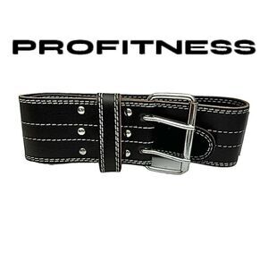 Pro Fitness Leather Weight Lifting Belt 4"- 40" Gym Back Support Strap Training